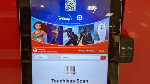 Target Disney+ Kiosk Ad